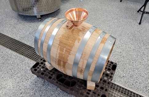 Our first cask